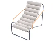 Set da giardino con tavolo 2 posti PASTO Metallo Grigio scuro_1057483