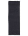 Jutový koberec 80 x 300 cm čierny SINANKOY_886725