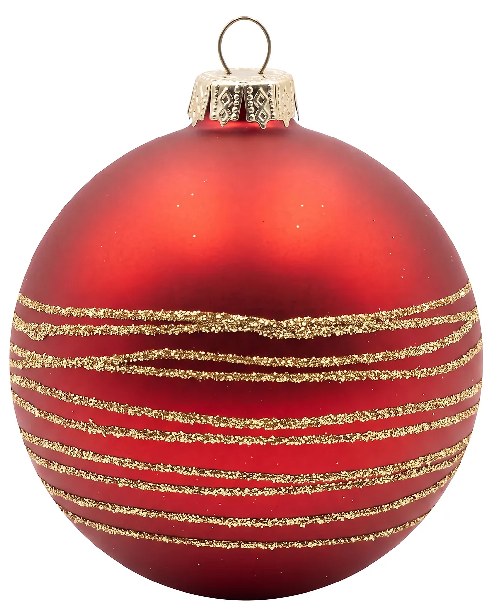 Set of 40 Baubles WINTERGLOW Glass Red_1192080