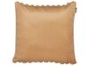 Set of 2 Cushions 45 x 45 cm Light Brown RAKYA_917545