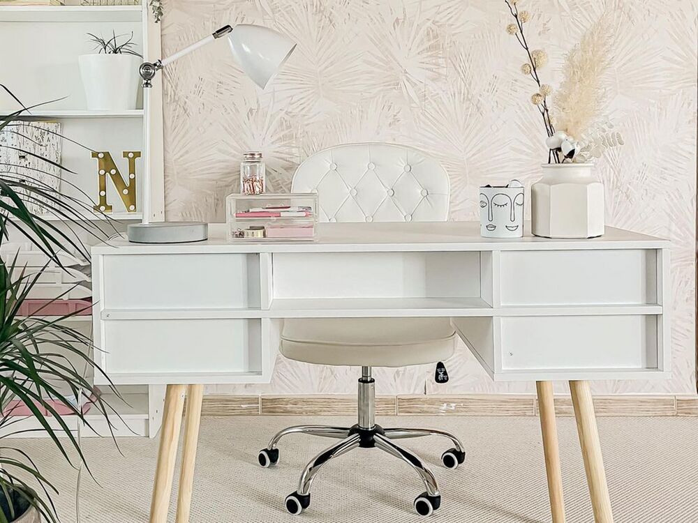 White home office desk discount