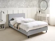 Bed Fabric FITOU 120 x 200 cm (EU Small Double) Light Grey_1015255