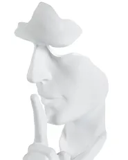 Figurka dekoracyjna Twarz RAAHE Biały_934505