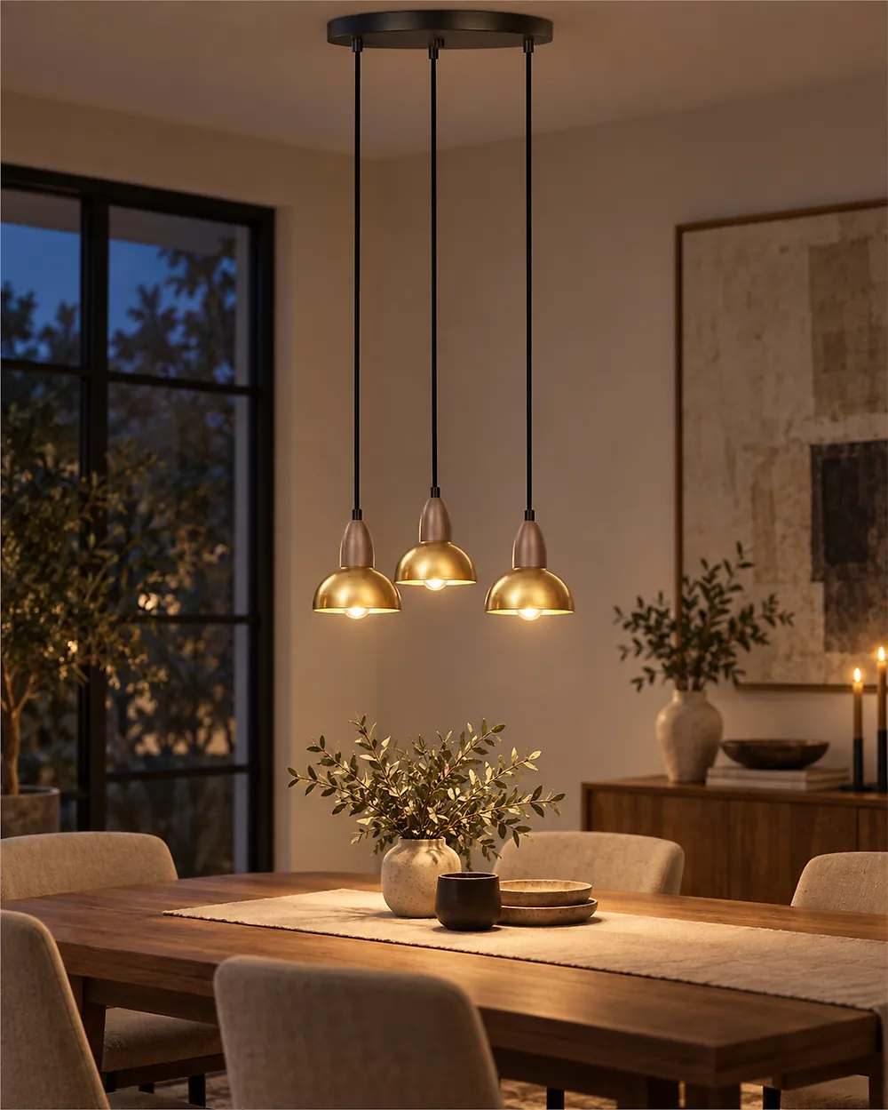 Lampe suspension CASTALY Métal Laiton_1183712