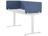 Séparateur de bureau 160 x 400 cm bleu WALLY_800686