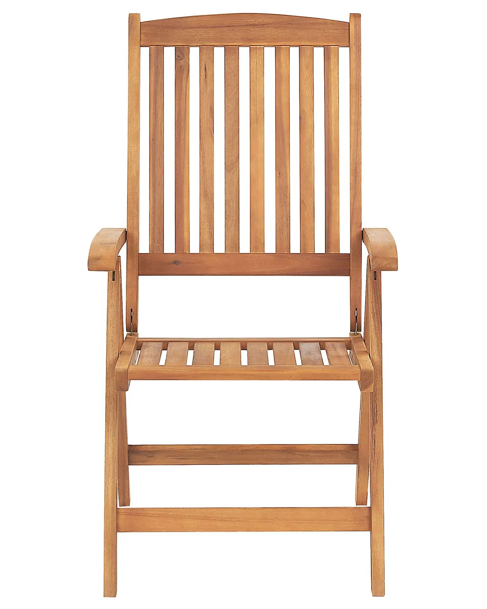 Set of 2 Garden Chairs with Cushions JAVA Acacia Wood Blue_788390