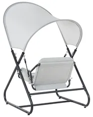 Patio Swing SOLAGNA Metal Light Grey_961738