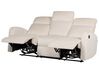 Velvet Electric Recliner Living Room Set White VERDAL_904882