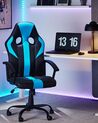 Kancelářská židle z eko kůže modrá/černá SUCCESS_739415