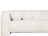 Conjunto de sofás 5 lugares em bouclé branco LEIREN_920827
