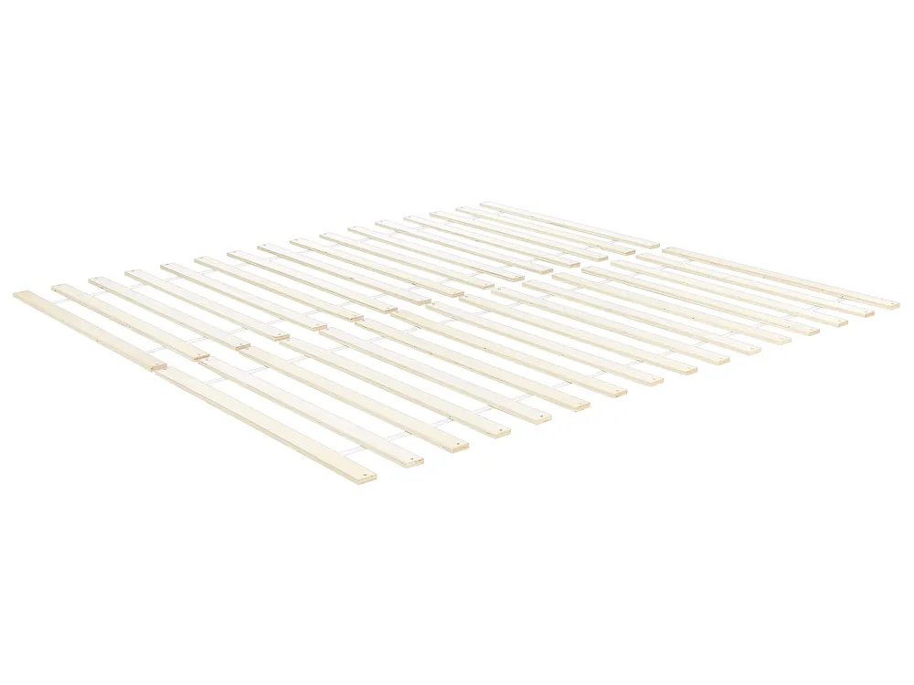 Bed Pine Wood CARNAC 180 x 200 cm (EU Super King) Light Brown_925030