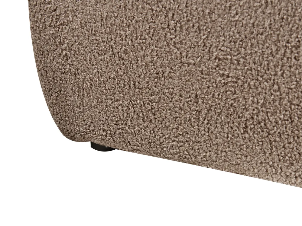 Waterbed Boucle BAJONNA 180 x 200 cm (EU Super King) Brown_1007248
