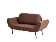 Divano letto 2 posti DOROTEA Bouclé Marrone_1071360