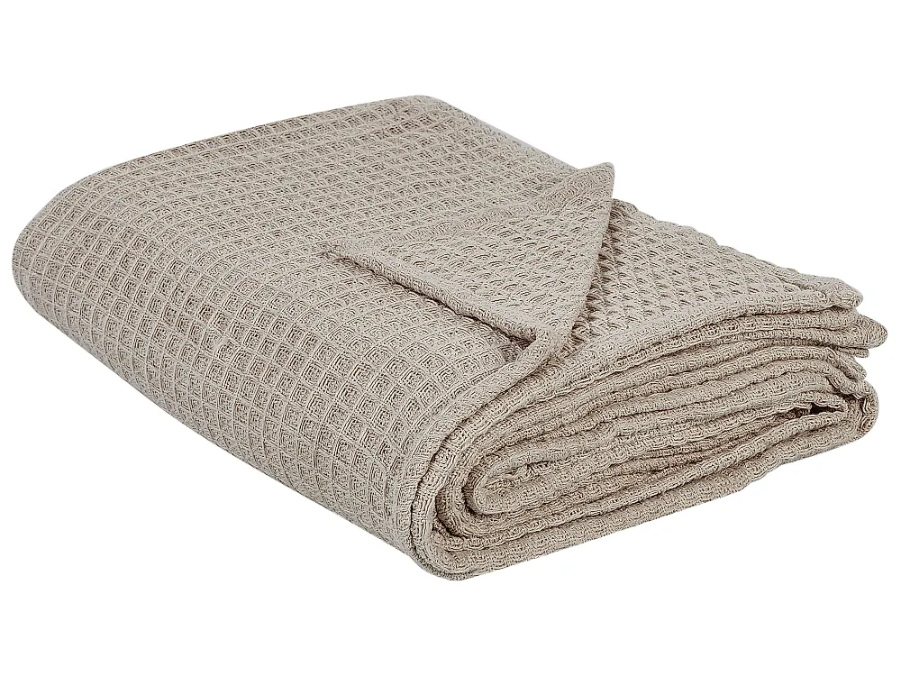 Tagesdecke CHAGYL Baumwolle 220 x 240 cm Taupe