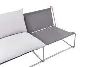 Set di divani da giardino 3 posti PICO Metallo Grigio_1012780