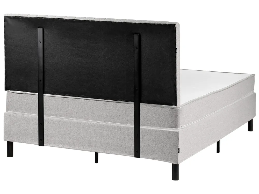 Divan Bed Fabric COUNTESS 140 x 200 cm (EU Double) Light Grey_1054539