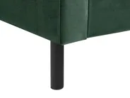 Bett mit Lattenrost Samtstoff VILLETTE 140 x 200 cm Dunkelgrün_832668