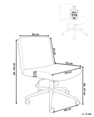 Desk Chair GEDDES Corduroy Green_1010136
