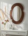 Falitükör ALVENA 60 cm 80 cm Sötétbarna