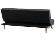 Divano letto 3 posti FROYA Tessuto Grigio scuro_722483