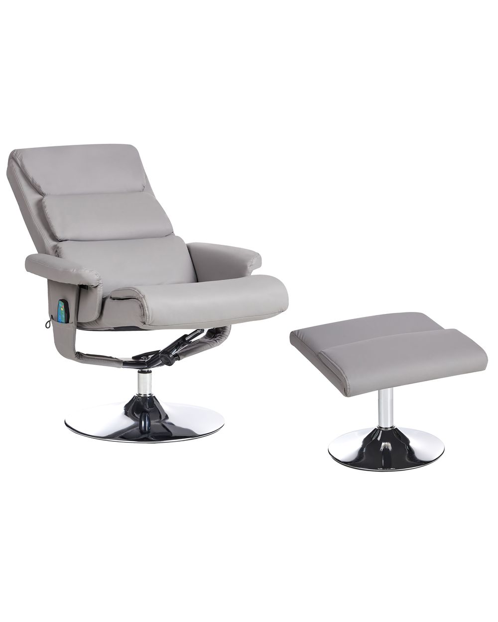 Cadeira de massagem LEGEND Pele sintética Cinzento