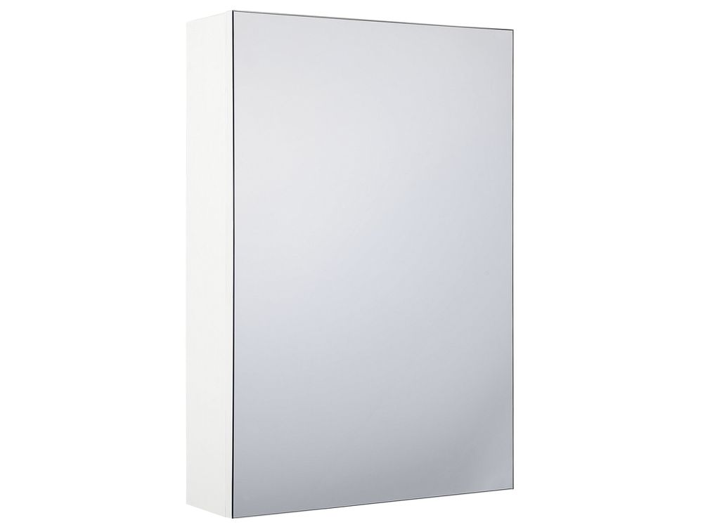 Armadio a muro per specchio da bagno PRIMAVERA 40 cm 60 cm Bianco