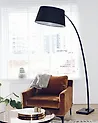 Floor Lamp BENUE Metal Black