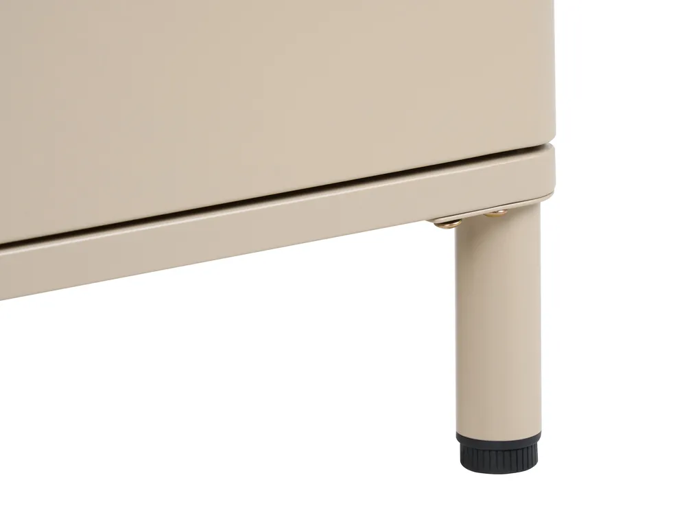 Sideboard with Drawers OMBURA Metal Beige_1082544
