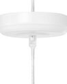 Metal Pendant Lamp White NEVOLA_762843