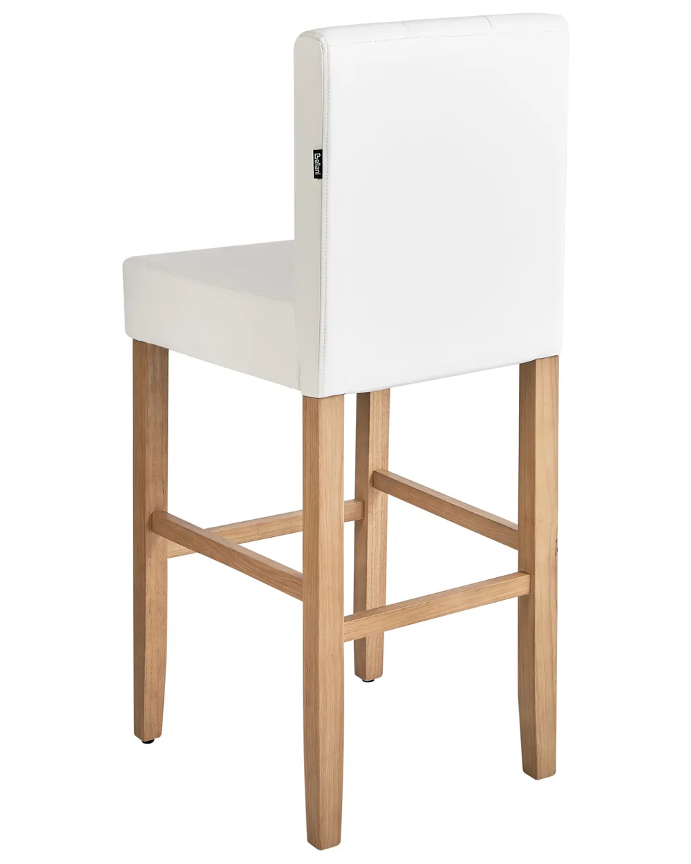 Sgabello Alto Sgabelli Bianchi Ecopelle Set Di Sedie Alte MADISON