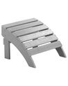 Chaise de jardin gris clair avec repose-pieds ADIRONDACK _809530