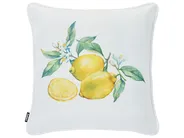Zestaw 3 poduszek ogrodowych ESCALLONIA Wzór roślinny 45 x 45 cm Kolorowy_1125015