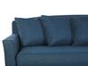 Sofföverdrag för 3-sits soffa marinblå GILJA_792542
