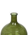Zöld üveg virágváza 34 cm ACHAAR_830549