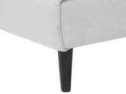 Sofa Bed 3 Seater VISBY Fabric Light Grey_695059