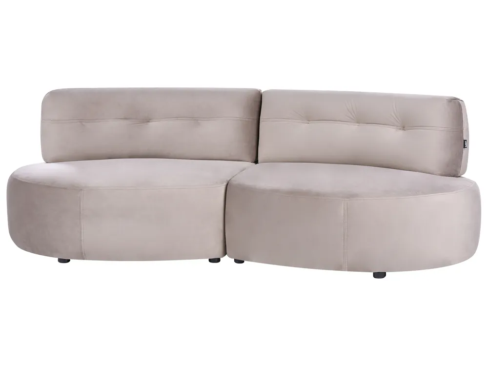 Sofa 3 Seater LAERDAL Velvet Taupe_1062021