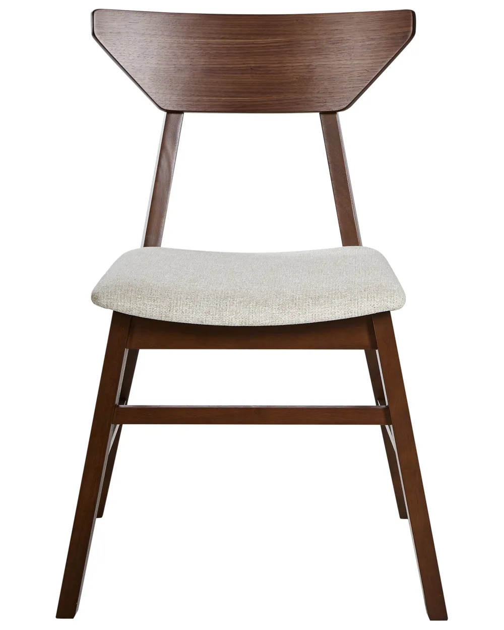 Set di 2 sedie da pranzo HOPKINS Legno Marrone scuro_975769