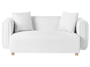 Sofa 2 Seater LILLEROD Fabric White_1025334