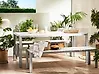 Garden Dining Set 6 Seater NARDO White