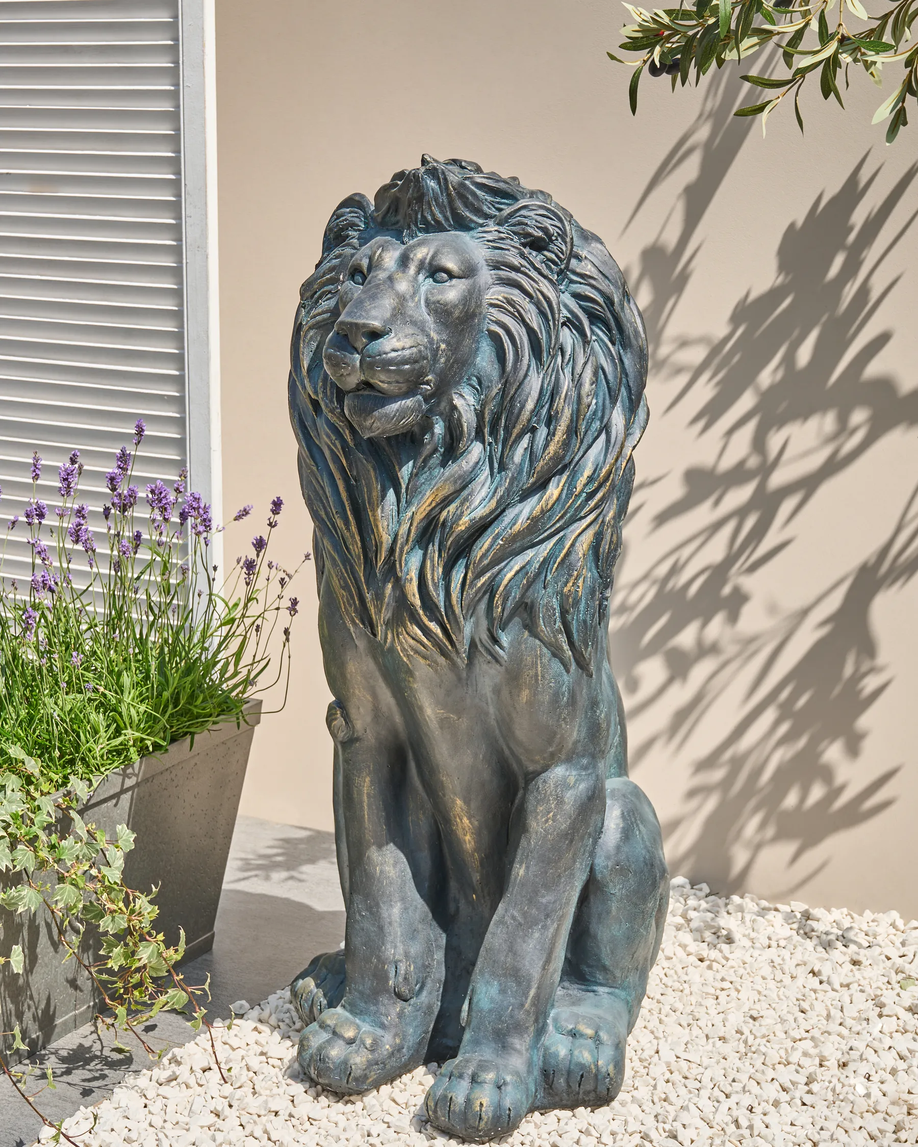Garden Statue DAKAR Lion Brown_1000108