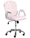 Desk Chair PRINCESS Velvet Pastel Pink