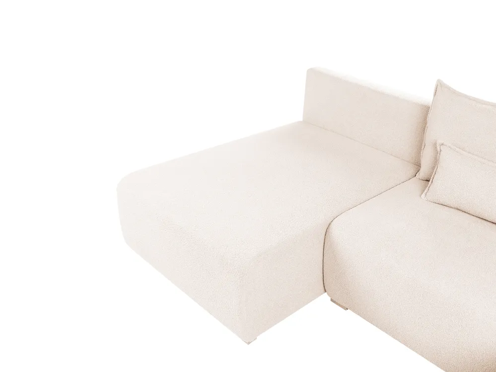Modular U-Shape Sofa NERBO Boucle Beige_1034734