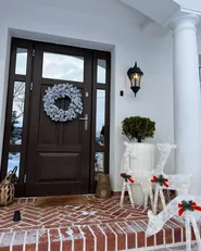 Outdoor Decoration LED ANGELI 92/85/49 cm Reindeer White_907403