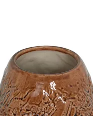 Wazon na kwiaty BETTA 22 cm Kamionka Brązowy_935280