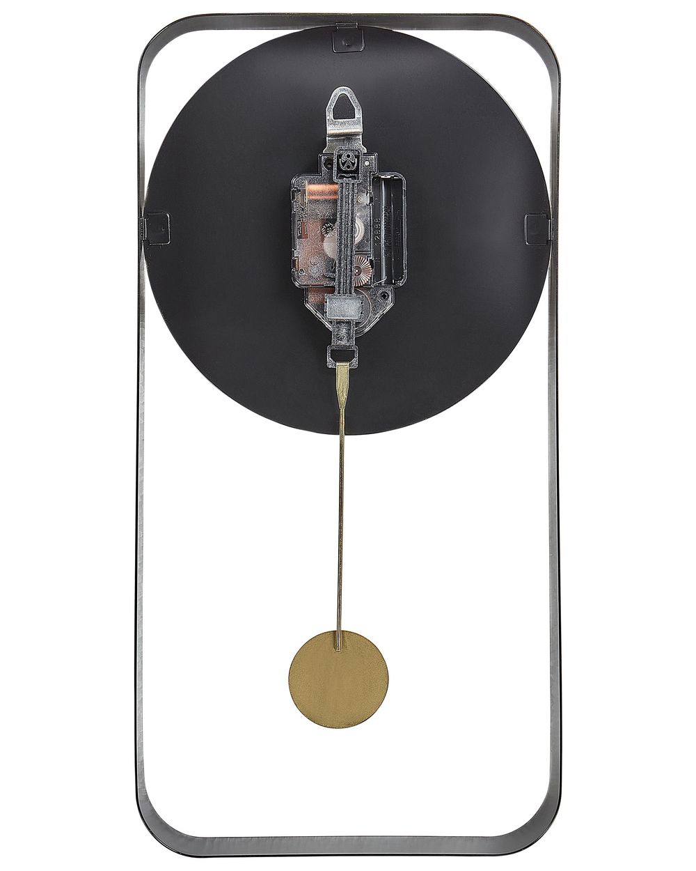 Wall clock servoz 21 cm metal black beliani co uk