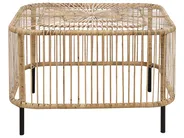 Stolik kawowy ogrodowy CESENATICO 67 cm 67 cm Rattan Naturalny_873249