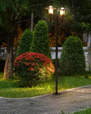 Outdoor Lamp Post TIZU Black_940416