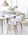 Set of 2 Dining Chairs SUMKLEY White