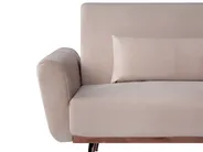 Sofa Bed 3 Seater EINA Velvet Taupe_1057709