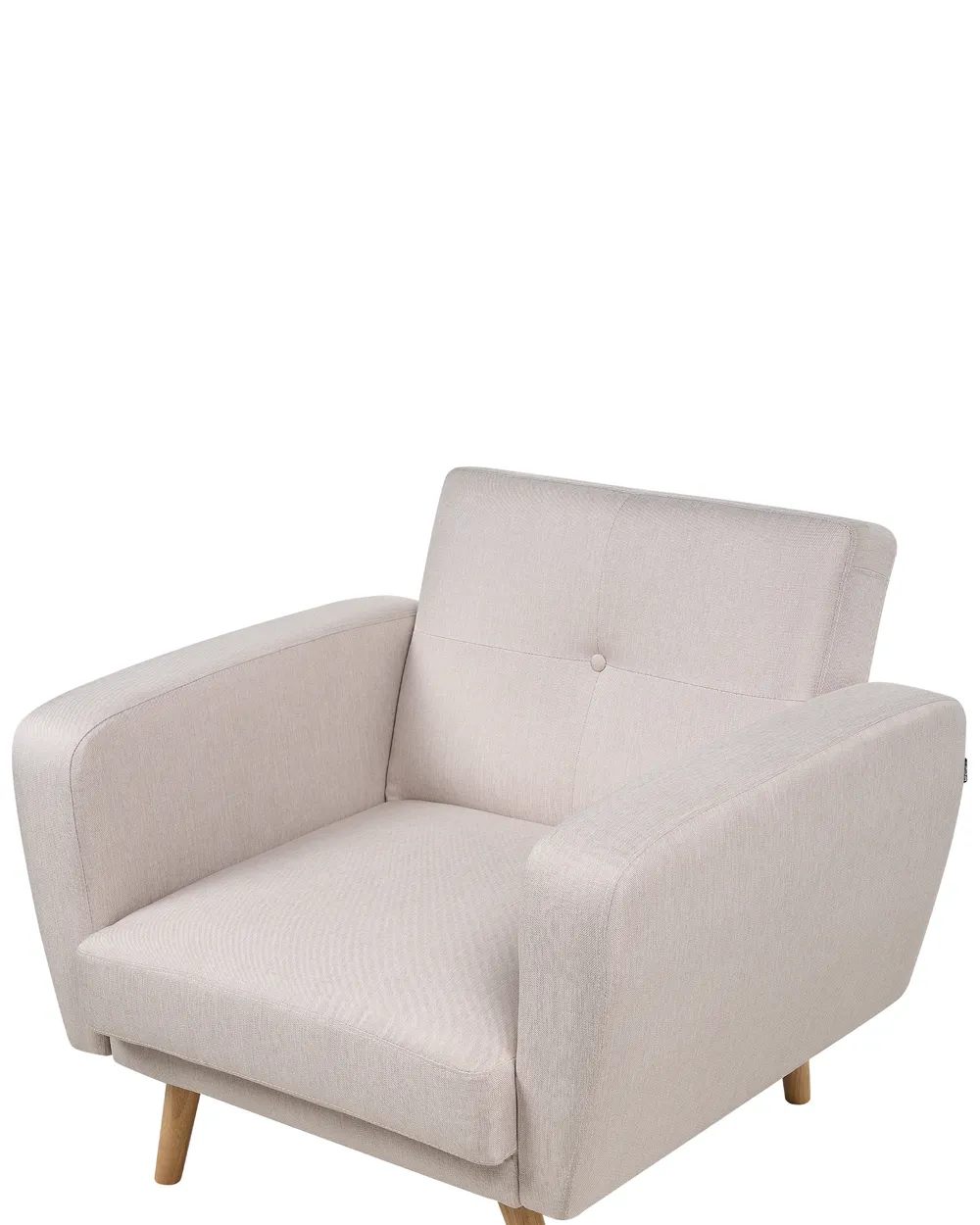 Armchair FLORLI Fabric Light Beige_905866
